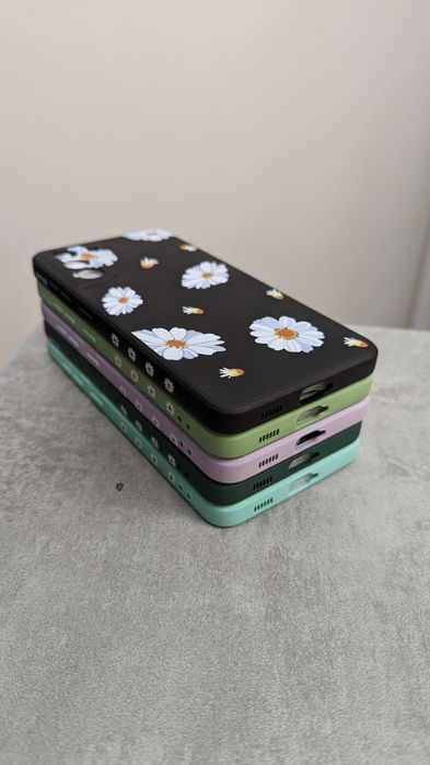 Противоударный чехол Samsung S21 FE Чохол Софт Тач з візерунком