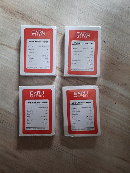 Inteligentny bezpiecznik 63A, Wifi Ewelink 4szt