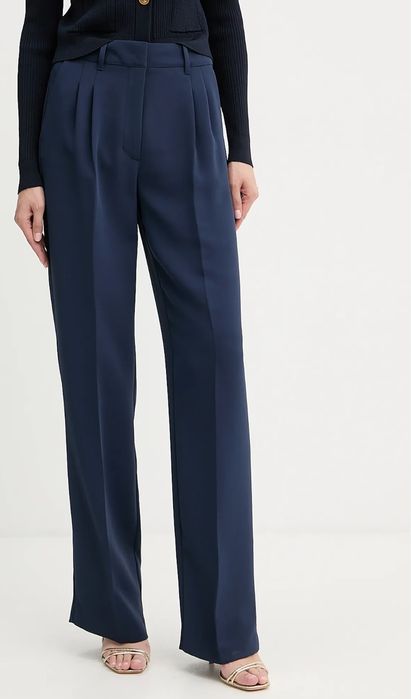 Guess Spodnie Damskie Theoline Spodnie Damskie Garniturowe L granat