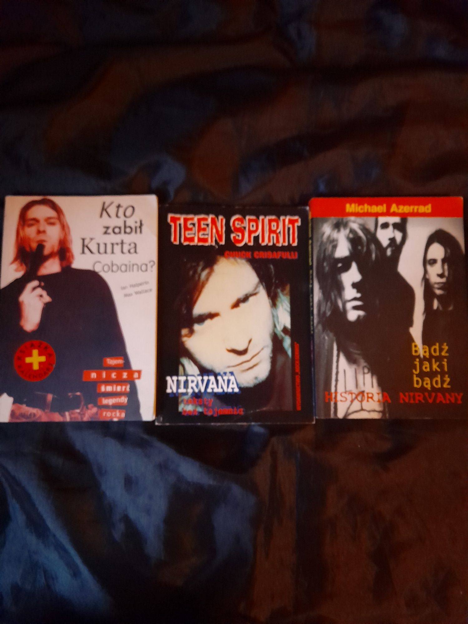 3 książki-Kurt Cobain ,,Nirvana"