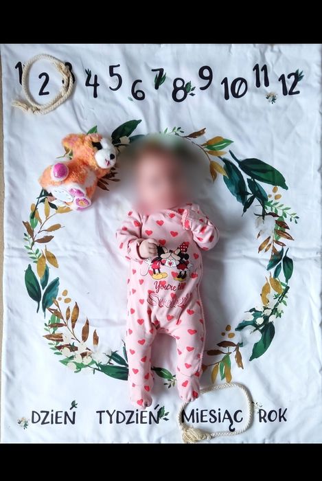 Mata kocyk foto do robienia zdjęć dla dzieci noworodków niemowlaków