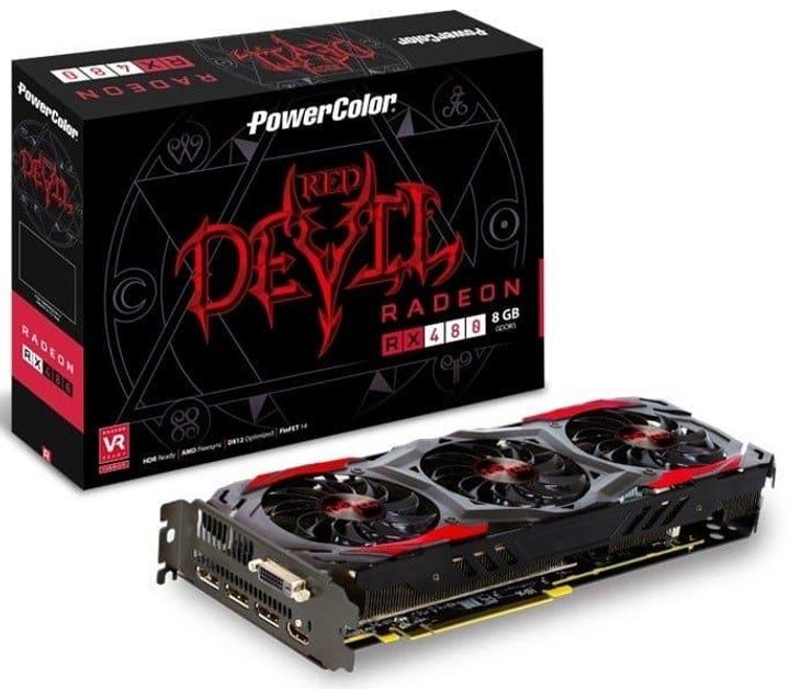Видеокарта AMD PowerColor RED Devil RX 480 8Gb