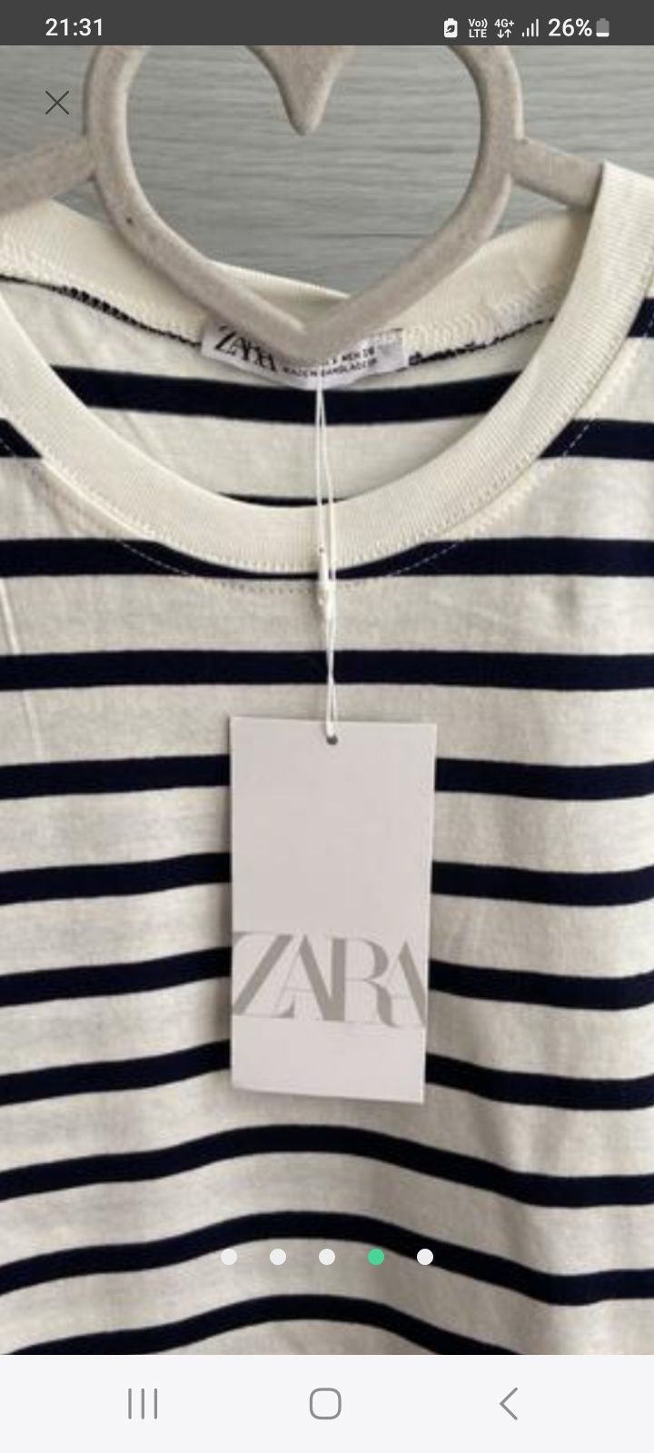 Женская футболка ZARA