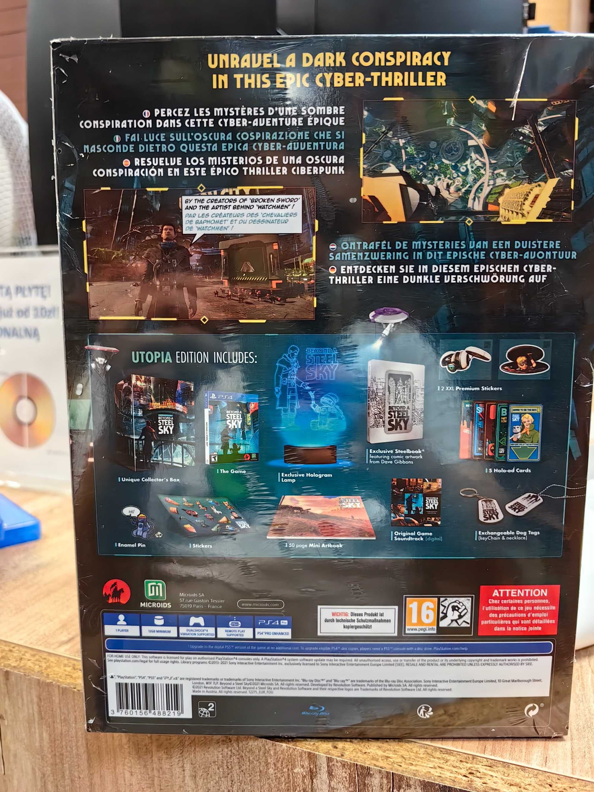 Beyond a Steel Sky PS4 Utopia Edition Sklep Wysyłka Wymiana NOWA