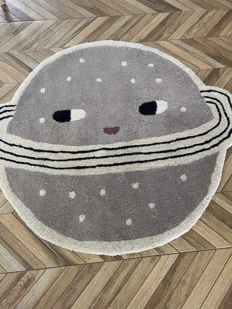 DYWAN dziecięcy WEŁNIANY planeta SATURN - planet rug- OYOY