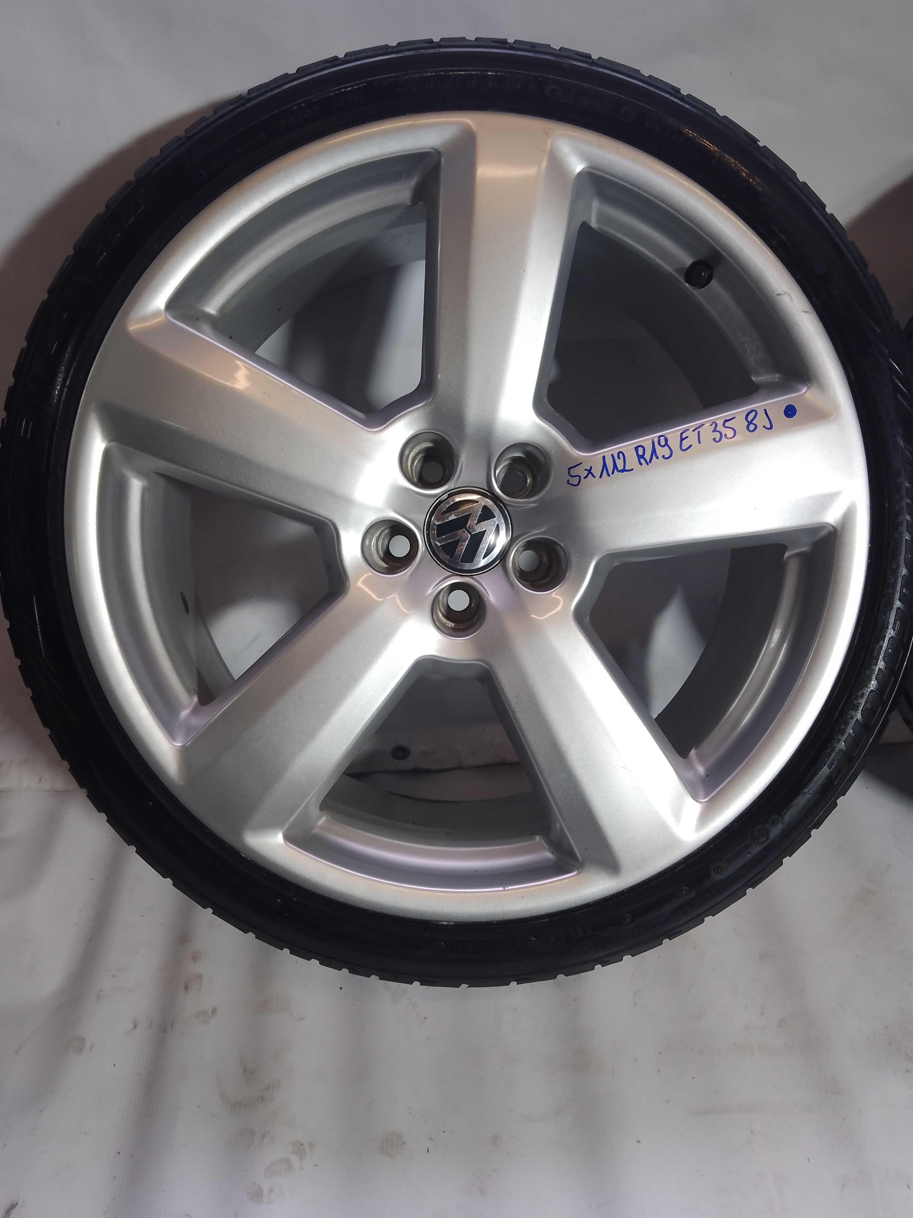 Felgi aluminiowe R19 5x100 ET35 8J AUDI SKODA VW SEAT