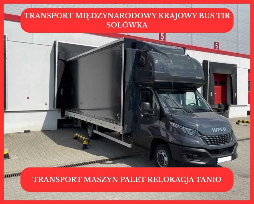 **USŁUGI TRANSPORTOWE Bus Solo TIR Niskopodwozie Kraj Międzynarodowy**