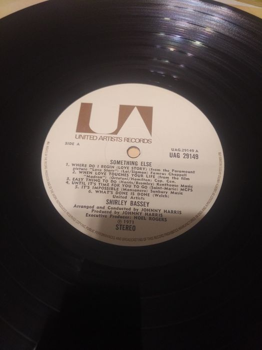 Winyl vinyl schirley bassey something else 1971
