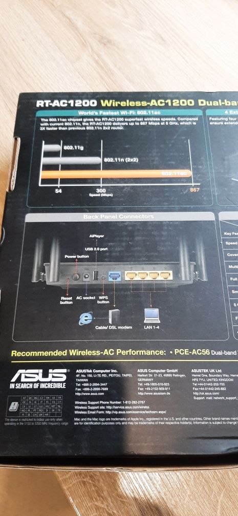 Router Asus RT-AC1200