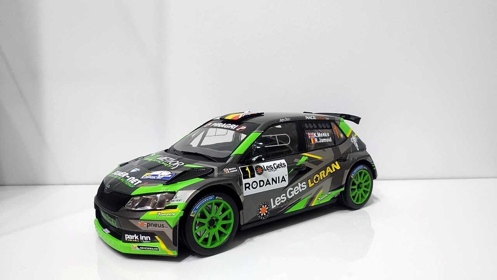 Skoda Fabia R5 #1 Kris Meeke /Jamoul  Rally Condroz 2018 Ixo Rar 1/18