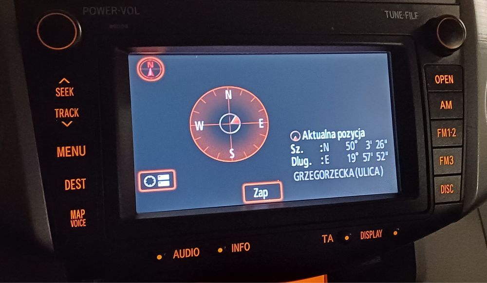 Oryginalne radio z nawigacją B9004 do Toyota Rav4 III