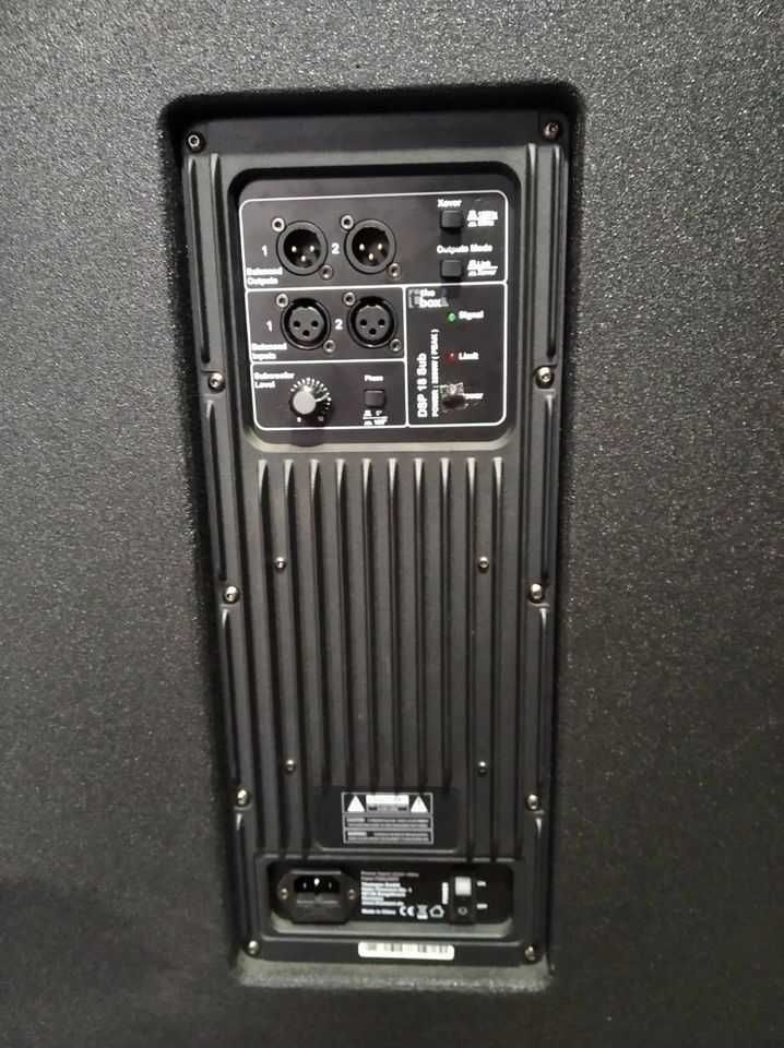 Активные сабвуферы: MAG MS118BA и The box pro DSP 18 Sub