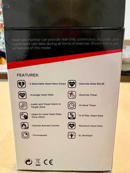 Relógio Desporto Heart Rate Monitor - Novo