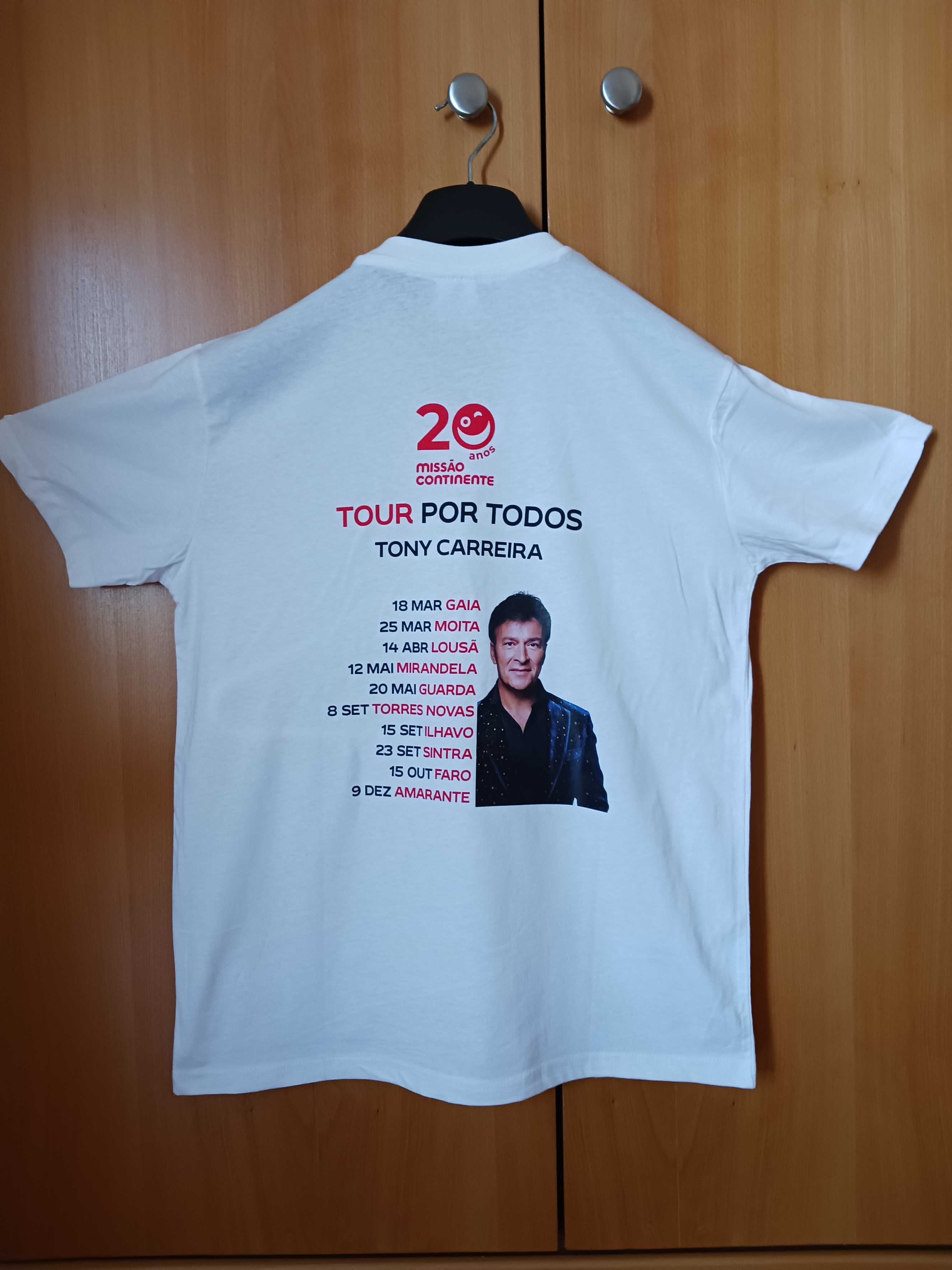T'Shirt TONY CARREIRA ' Tour por todos'