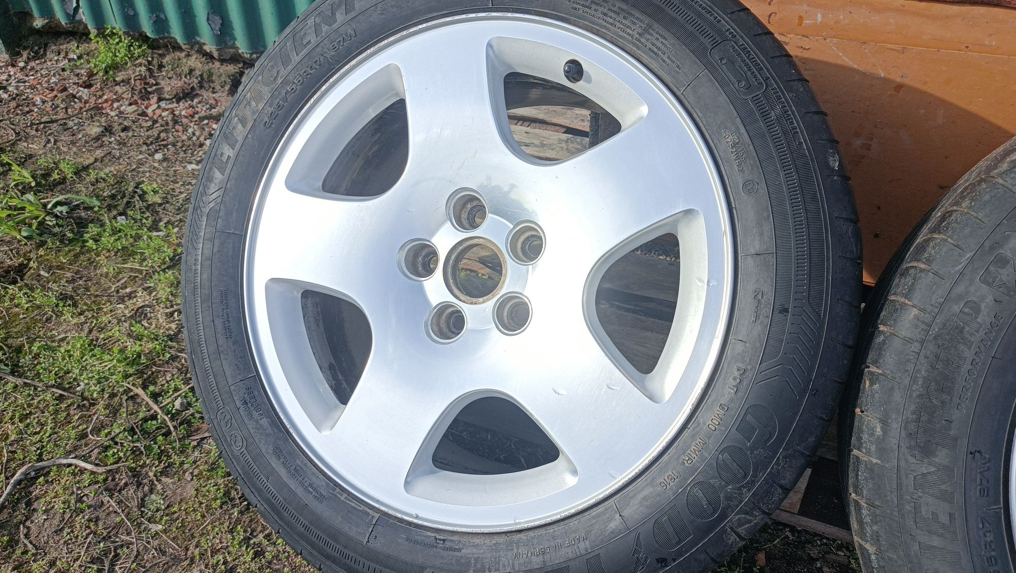 Koła alufelgi 5x112 17 AUDI A8 S8 D2 Oryginał 225/55/17 Lato felgi