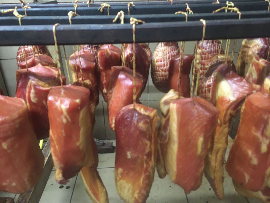 Boczek wędzony kiełbasa szynka schab poledwica