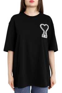 Футболка AMI Paris Exclusive Ami De Coeur T-Shirt Black