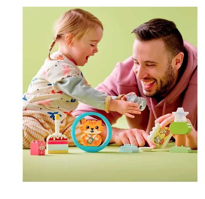 LEGO DUPLO Mój pierwszy szczeniak i kotek z odgłosami 10977