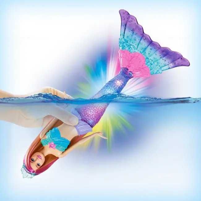 Кукла Barbie русалка Дрімтопія Dreamtopia Sparkle Light Mermaid HDJ36