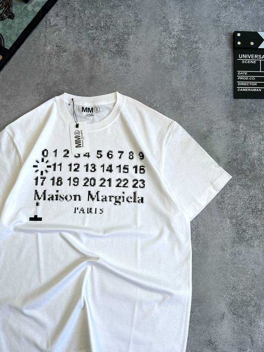 Футболка Maison Margiela біла Оверсайз
