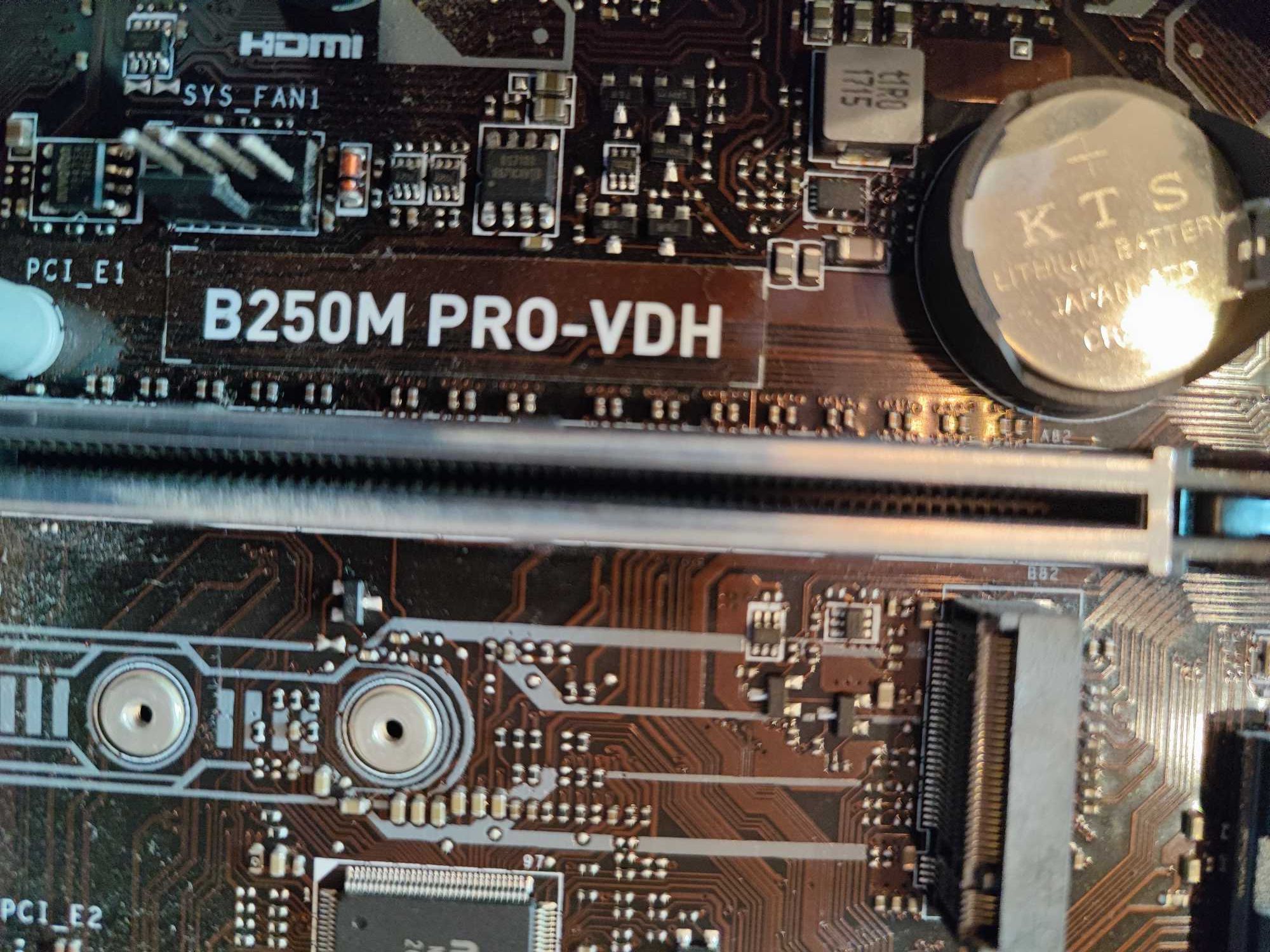 Płyta główna MSI z procesorem Intel + 2x kość RAM