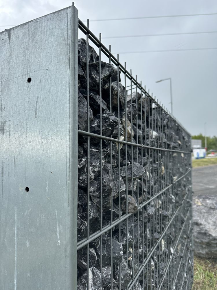 Kosz gabionowy gabion 103 cm boleslawiec dolnyśląsk slupek blacha