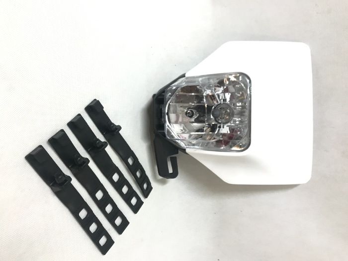 Lampa Przednia PRZÓD Reflektor Biały Enduro Cross Husqvarna TE FE TX