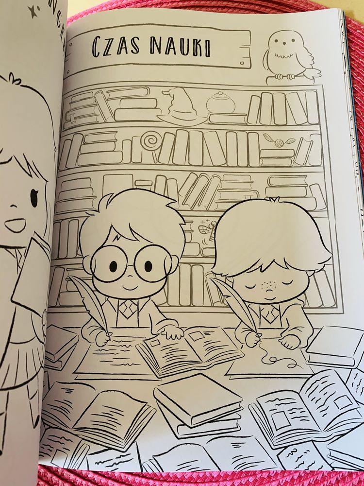 Harry Potter. Przygody w Hogwarcie. Kolorowanka z naklejkami