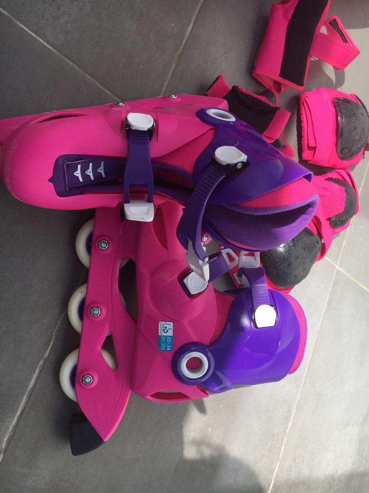 Patins de Criança PLAY3, Capacete e Kit de proteção