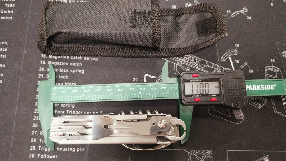 NIezbędnik multitool składany ze stali nierdzewnej