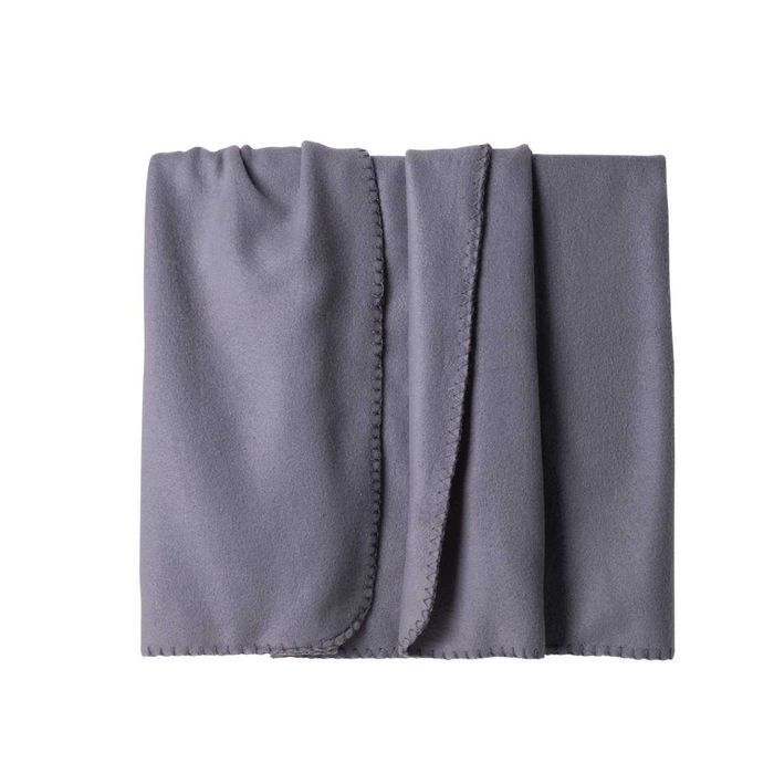 Koc polarowy szary PRIMA 120 x150 cm