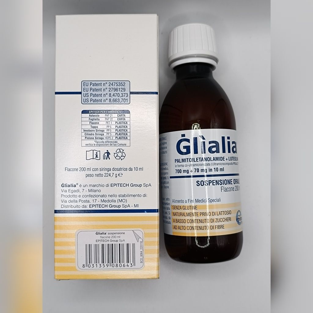 Гліалія (700 mg + 70 mg in 10 ml) / 200 ml