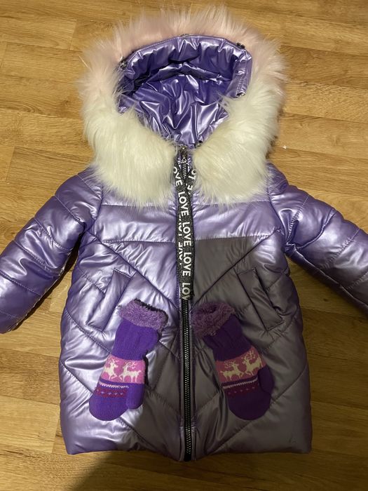 Продам дитячі зимові куртки на дівчинку 92/98р