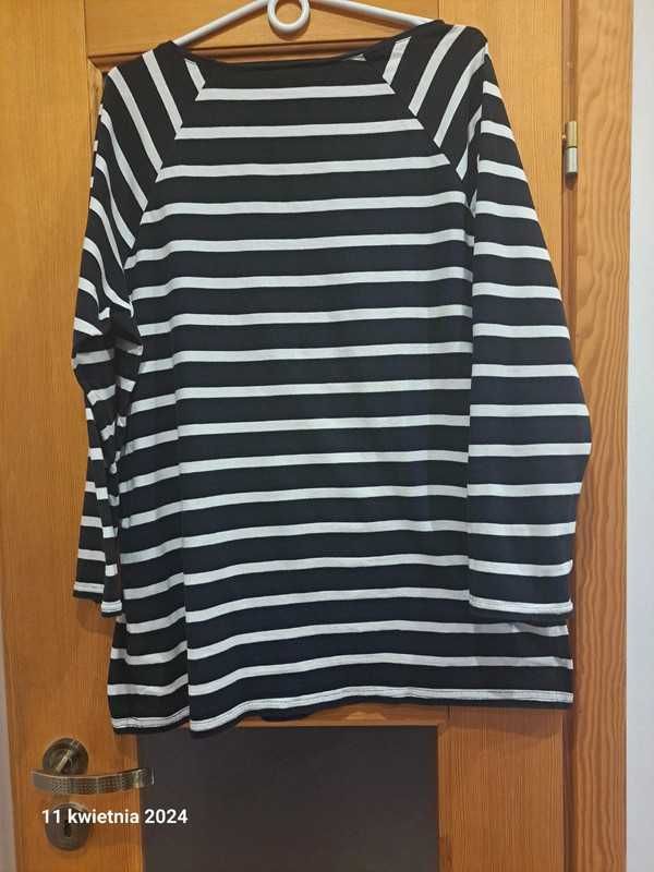 bluzka w paski H&M 50 52 lub oversize