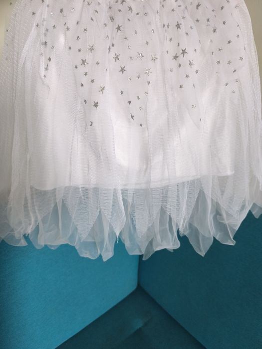 Ladybird spódniczka tiulowa przebranie śnieżynka r.4-7 lat