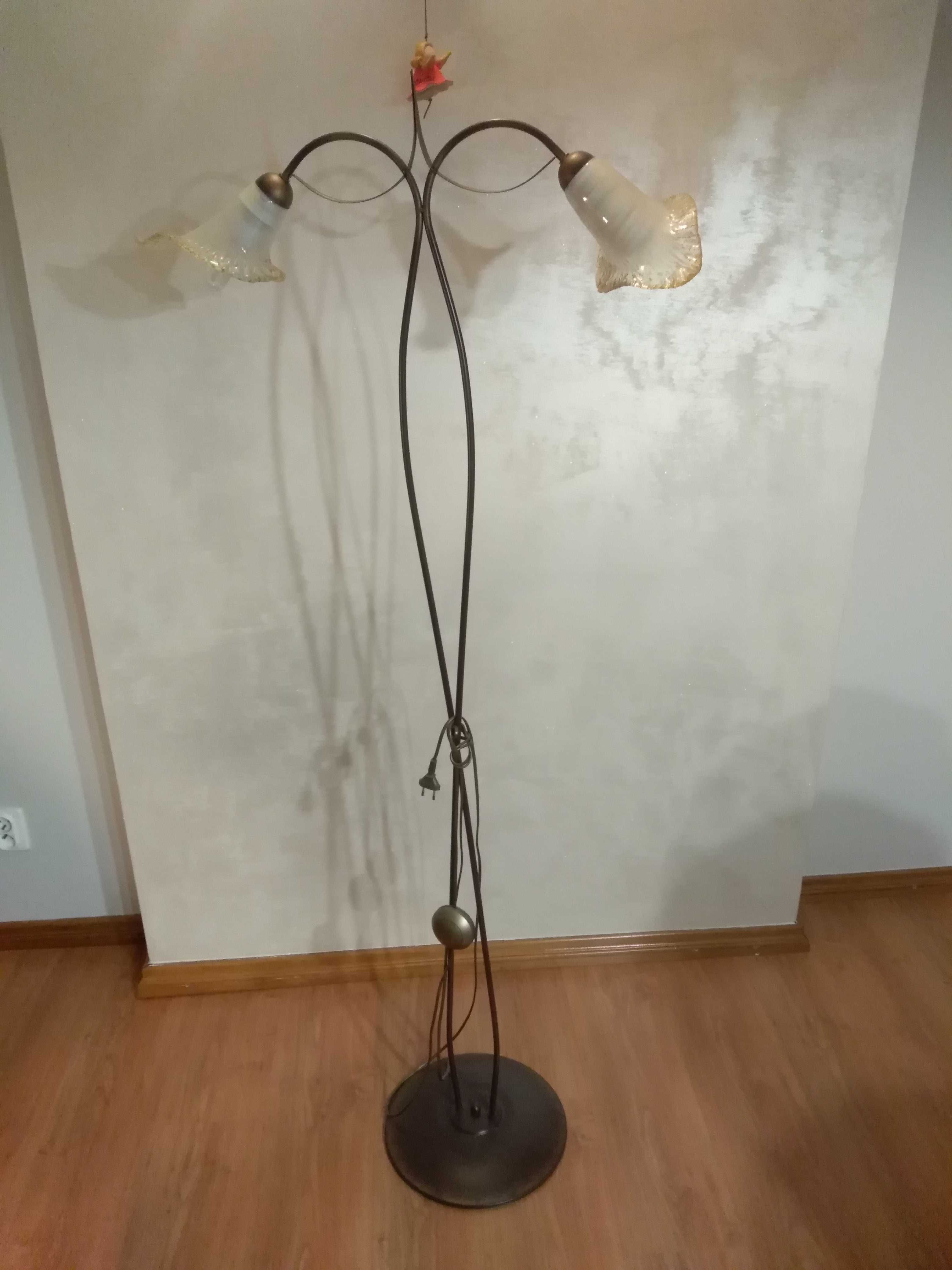 Lampa wisząca brązowa