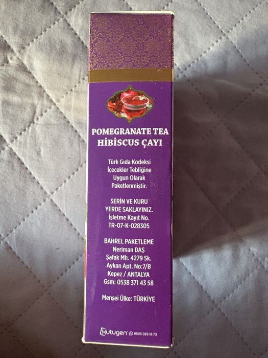 Herbata turecka BAHREL Pomegranate Tea