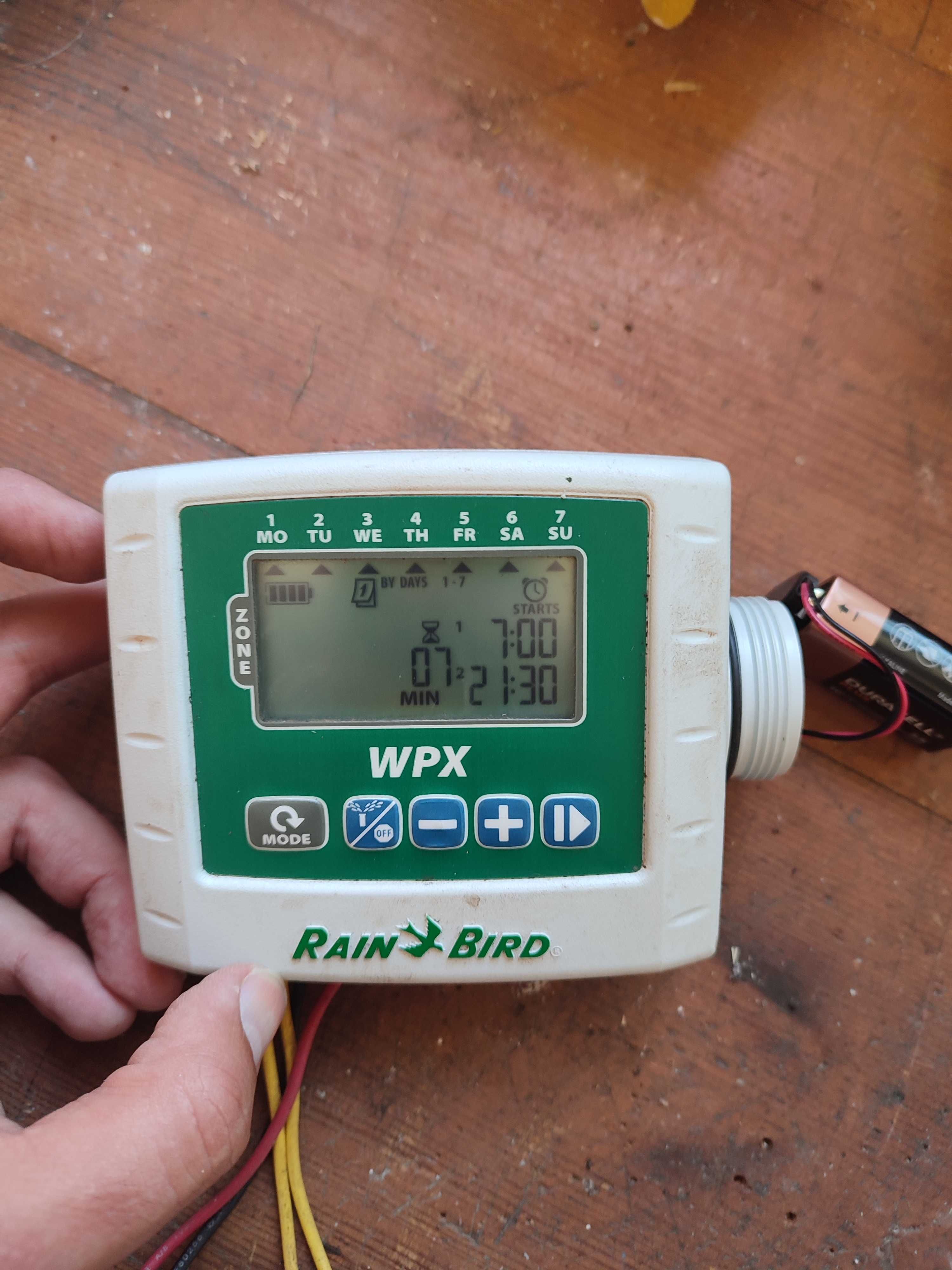 Programador de rega Rainbird (1 estação) WPX1SOL