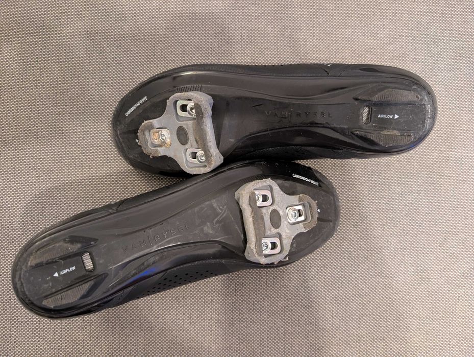 Calçado de Ciclismo de Estrada VAN RYSEL ROAD 520 Preto