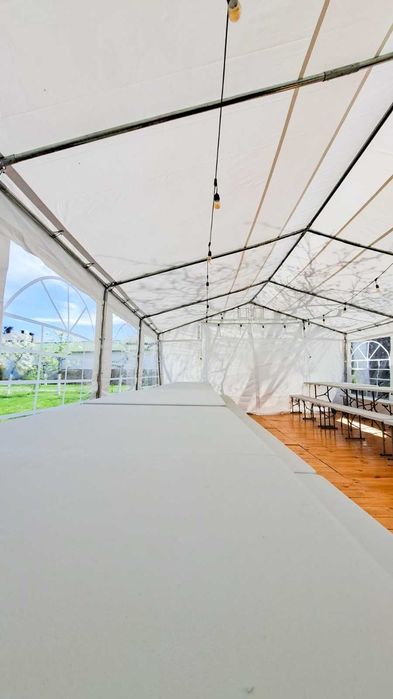 Wynajem namiotów 5x8m z podłogą | Transport GRATIS