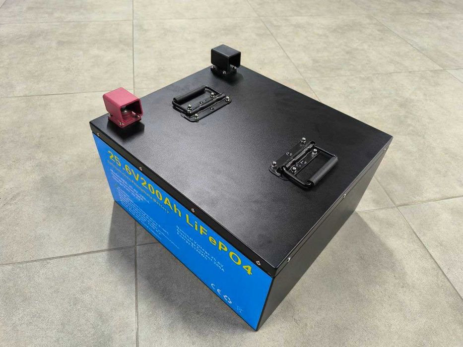 Акумуляторна батарея LiFePO4 25.6V (24V) 200AH в наявності