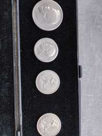 Срібні монети оригінал.бокс на монети