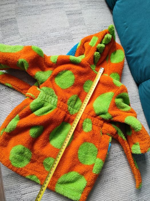 Szlafrok dziecięcy 68-80 Mini Mode dinozaur Dino