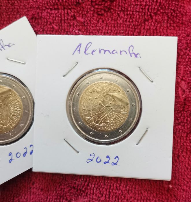 Moeda UNC comemorativa de 2€ - Alemanha 2022