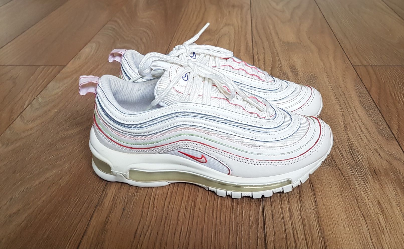 Buty Nike Air Max 97 White Reinbow rozmiar  36,5 okazja Sneakers