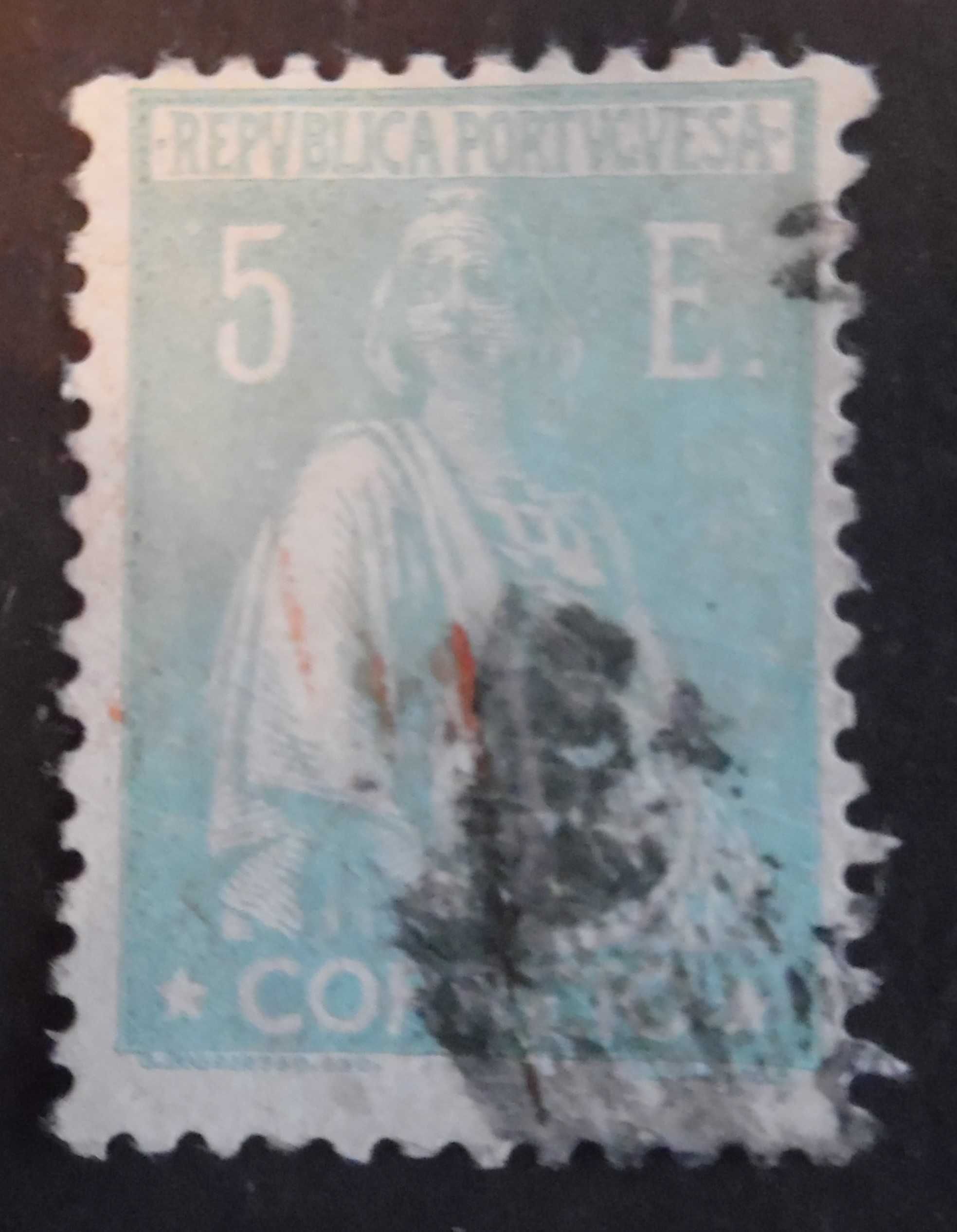 Selos Portugal 1924/1926- Ceres 5$00 Mundifil nº 296