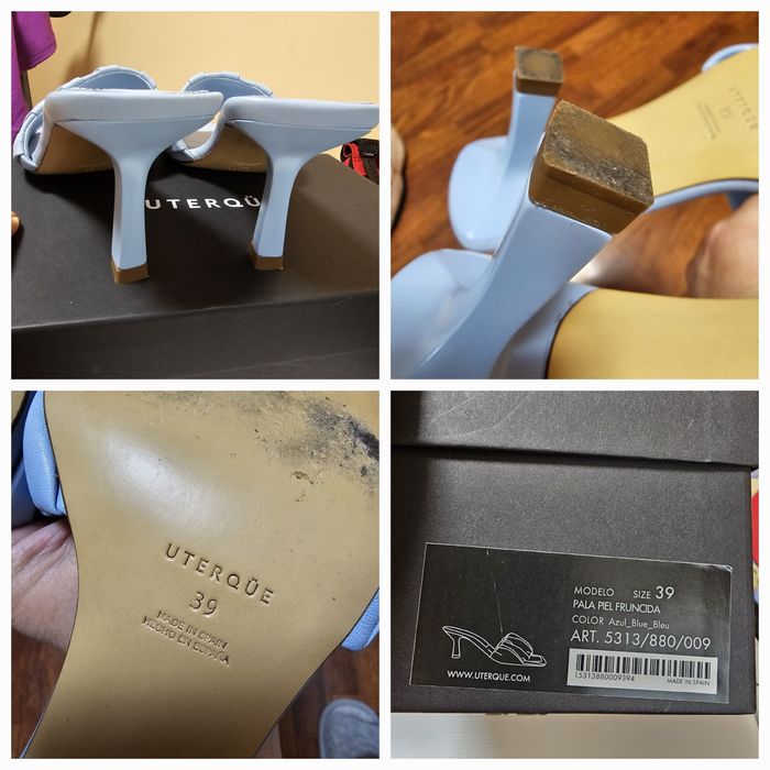 Зара Zara, Uterque,  шлепки шлепанцы сабо