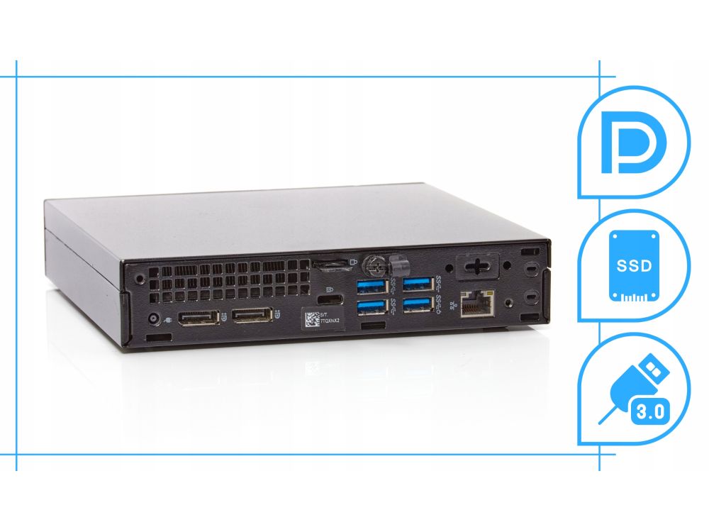 Dell Optiplex 7060 Tiny i5 16GB DDR4/256GB SSD Win11 Pro Mini PC