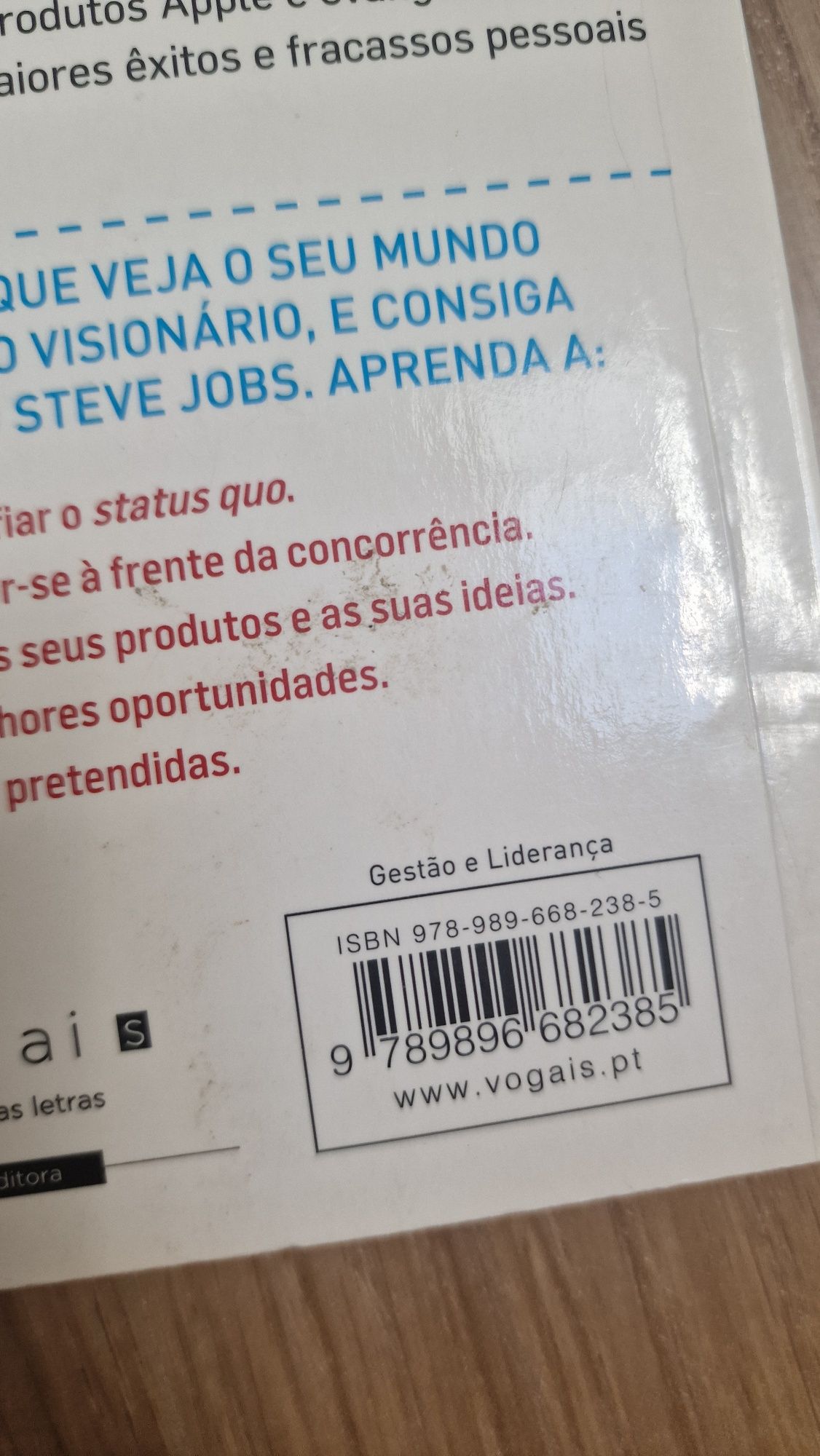 Livro Pensar como Steve Jobs