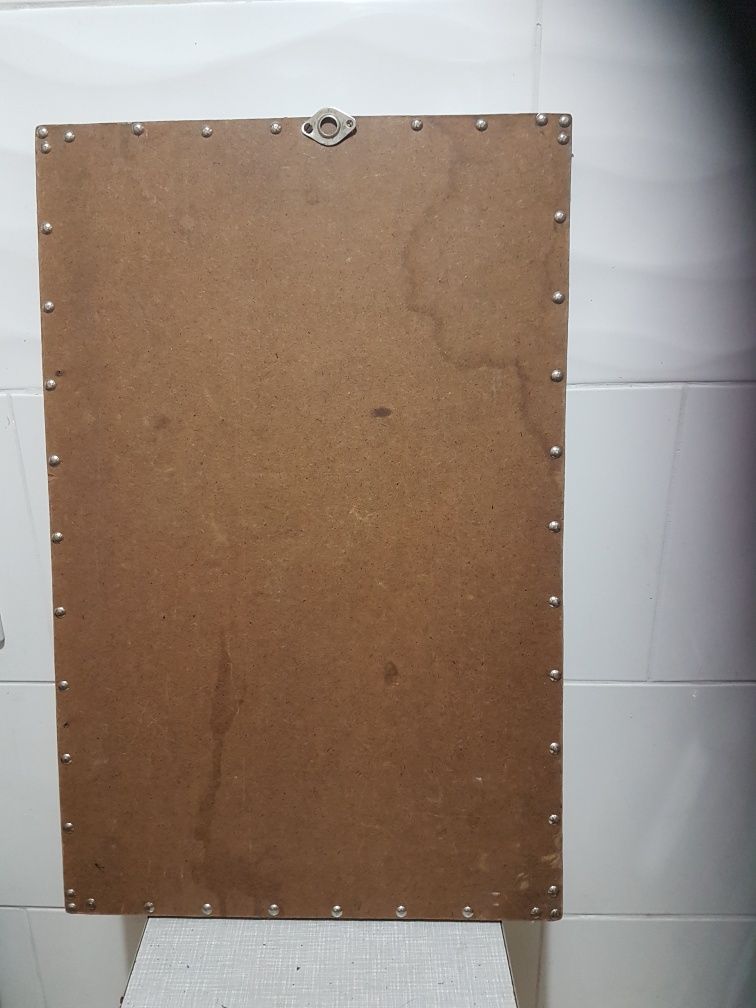Stare ciężkie lustro z PRL